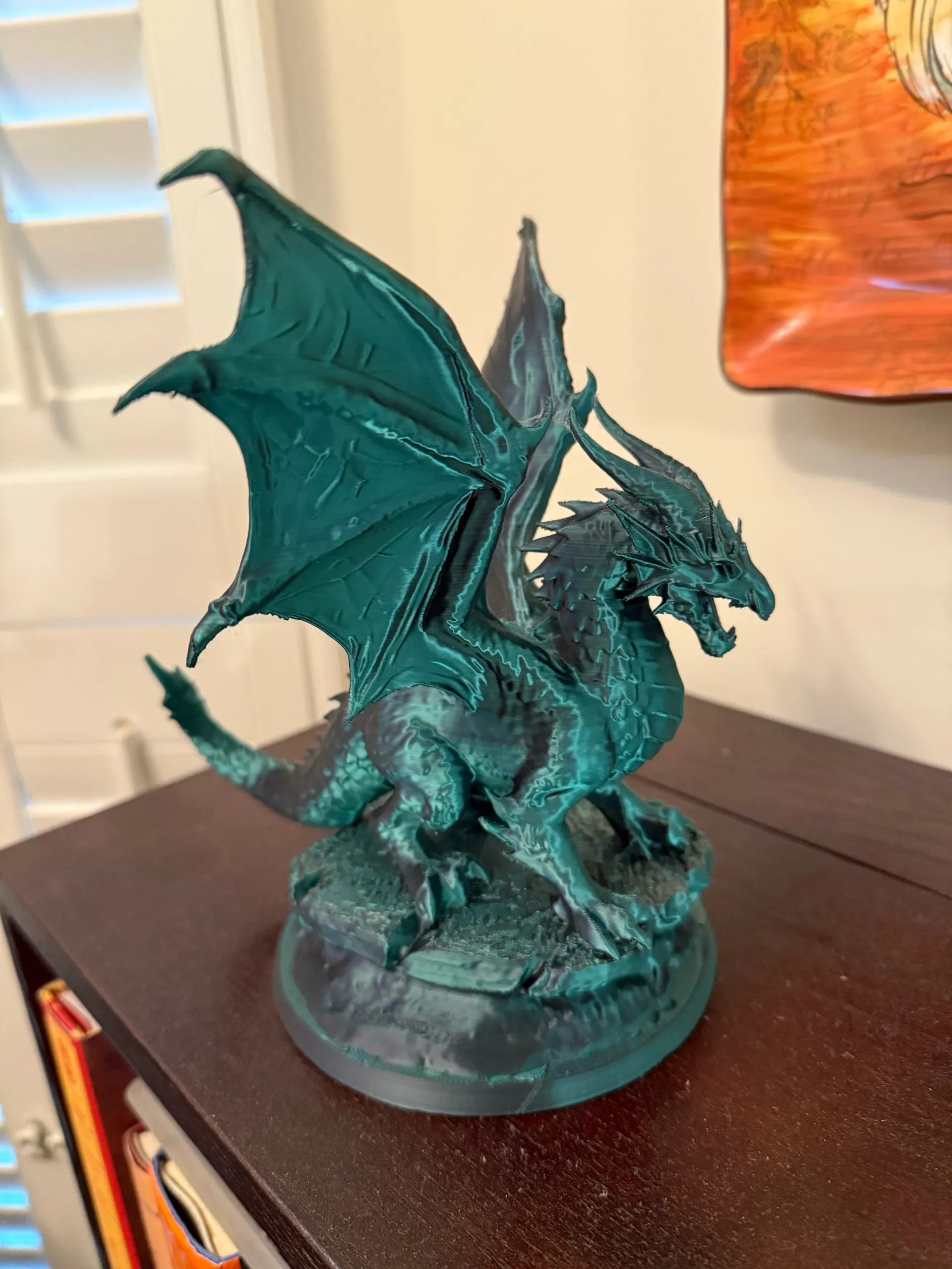 Printable Mythical Dragon-1