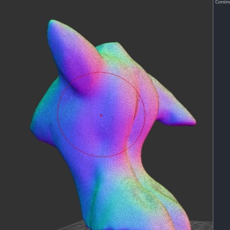 SCULPTURE OF FEMALE Torso 