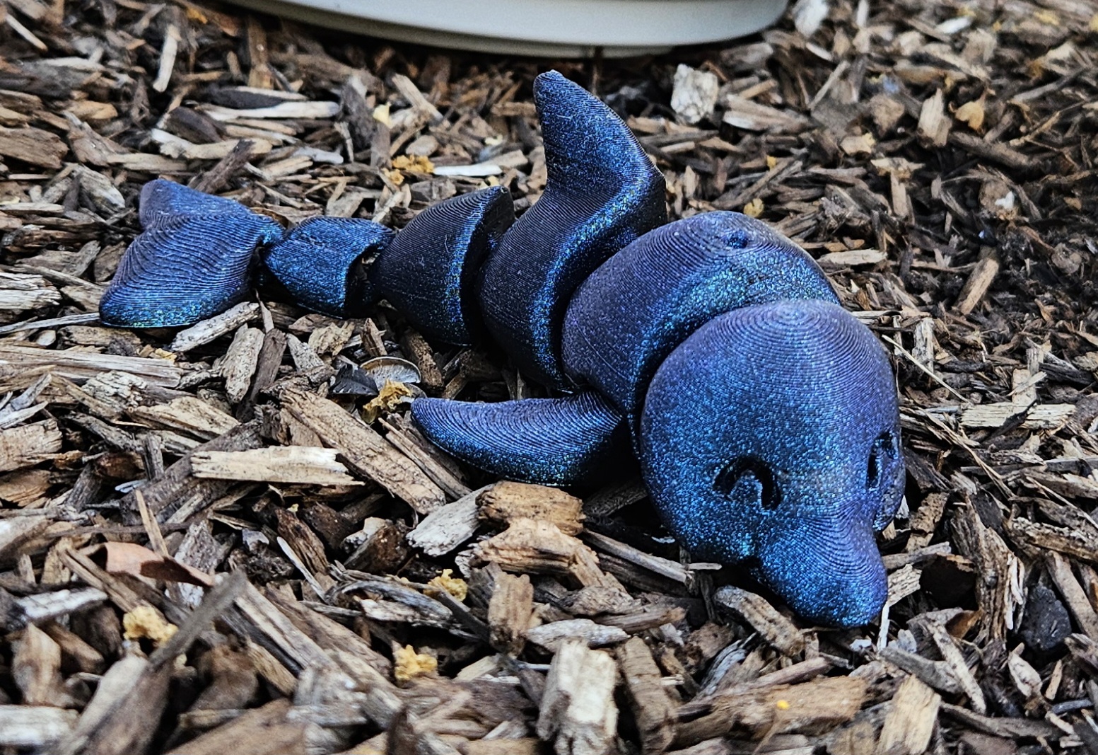 Cute dolphin. Easy to print.