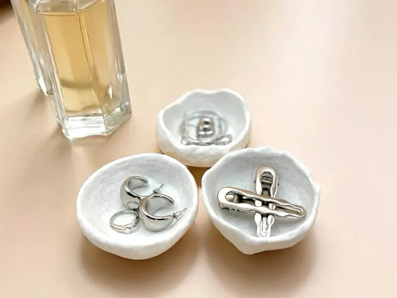 Vita Trio Stones – 3× Stone-Texture Mini Bowls