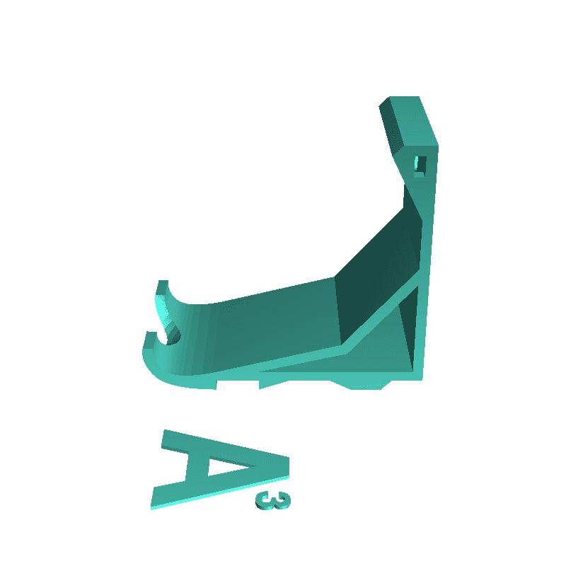 AAA battery holder base+plate