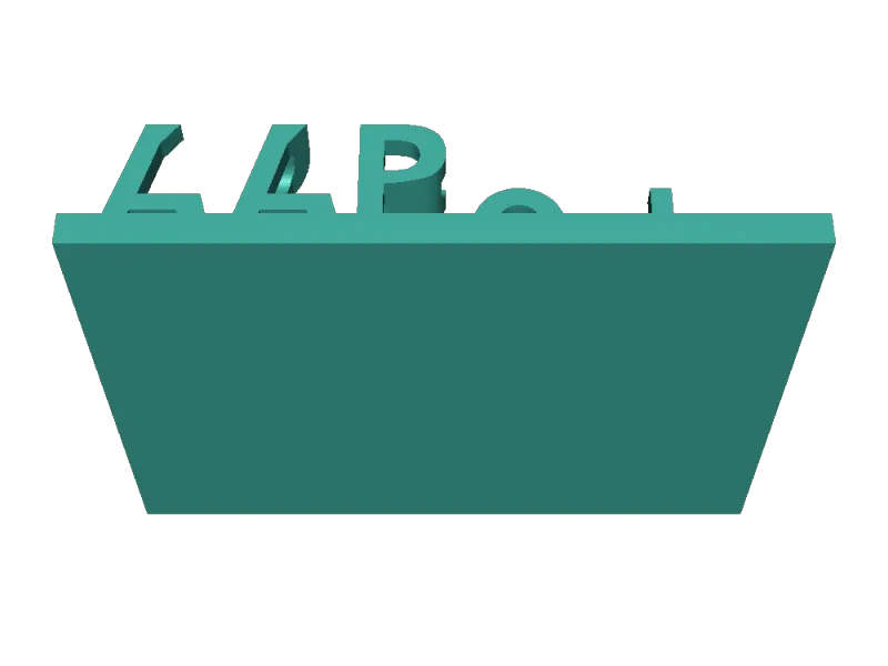 3d ambigram name 
