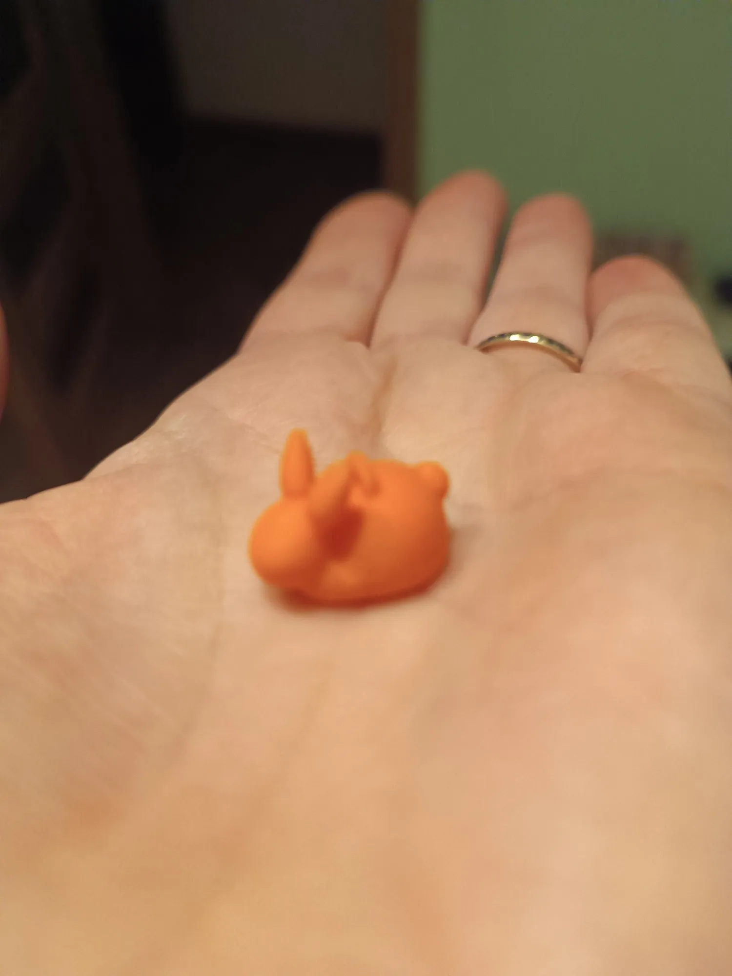 Small bunny earring-5