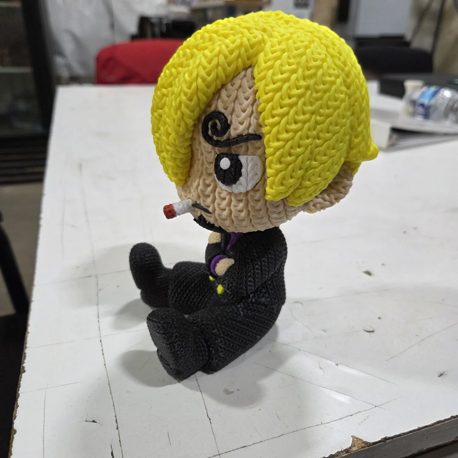 Sanji - Knitted - Crochet - One PIece - Multipart-1