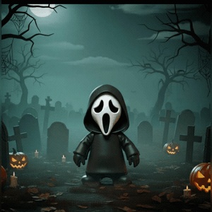 GHOSTFACE CUTE - SCREAM - TERROR - HALLOWEEN