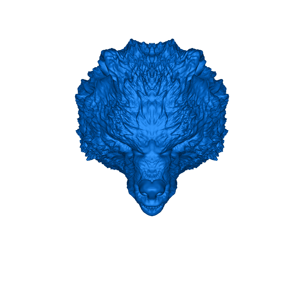 Bear head 3D models download Creality Cloud