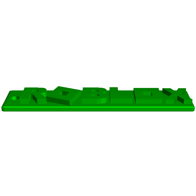 Roblox Keychain 3D