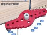 wood dowel hole drilling guide jig-4