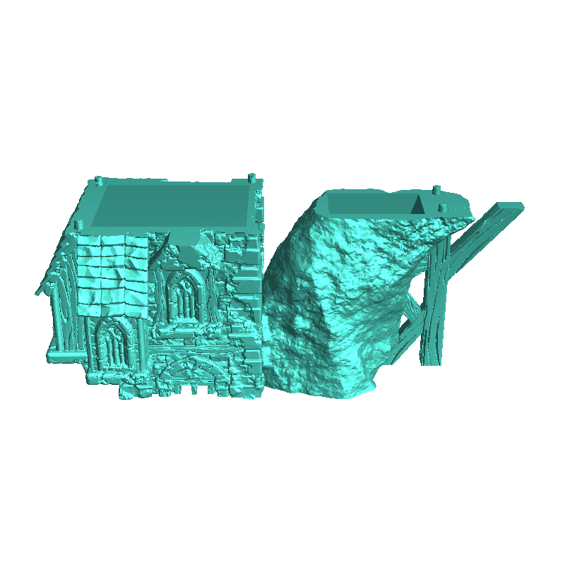Medieval observatory with dome and wooden pontoon (33) - min