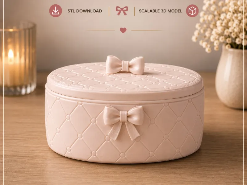 Jewelry box, trinket box with lid , vanity organizer box