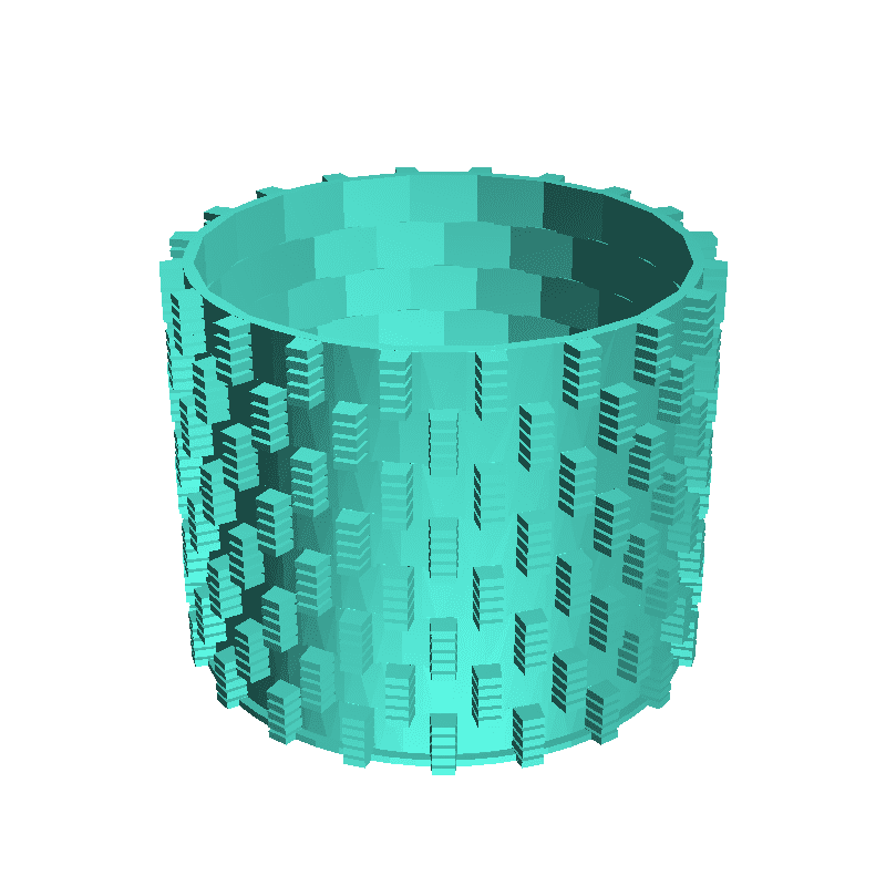 Aerated Plant Pot/Pot Cover - Vase Mode