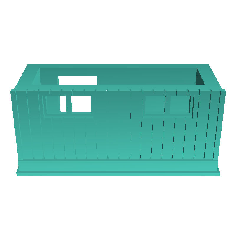 Amerikanische moderne Stadtpackung Nr. 1 - Miniaturen-Tabletop-Szenerie