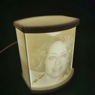 Lithophane frame oval
