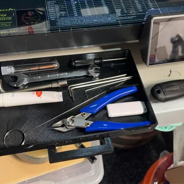 Almost Hidden Creality K1 Max Tool Drawer Tray Easy Print V3-0
