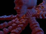 articulated octopus with alien face-3