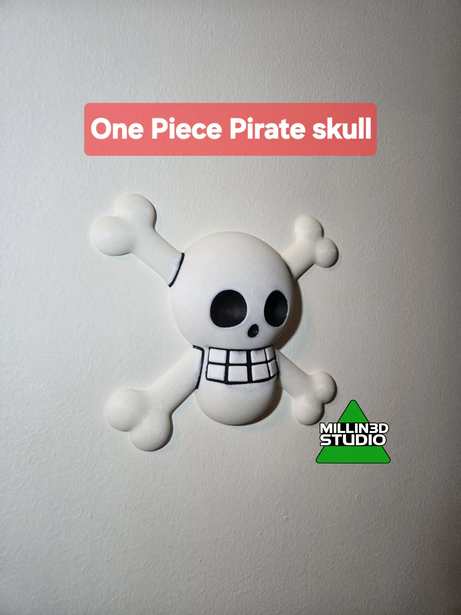 One Piece Skull and bones Pirate Wall Art-0