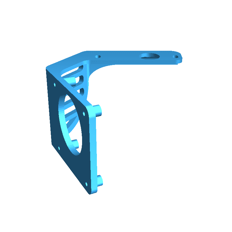 [CR6-SE] Lightened support with original fan