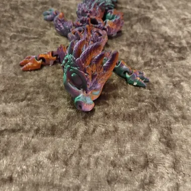 Deyva, the winged baby dragon, articulated, flexy, toy-0