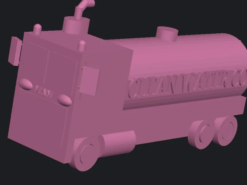 Water truck model