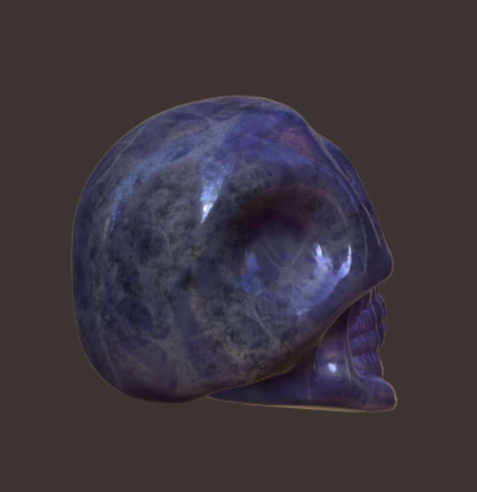quartz skull 