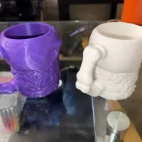 Skull and bones dice mug (2) - beer can holder-2