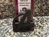 Bath and Body works small soap pump avengers logo-0