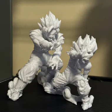 goku gohan kamehameha père et fils-0