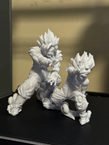 goku gohan kamehameha père et fils-0