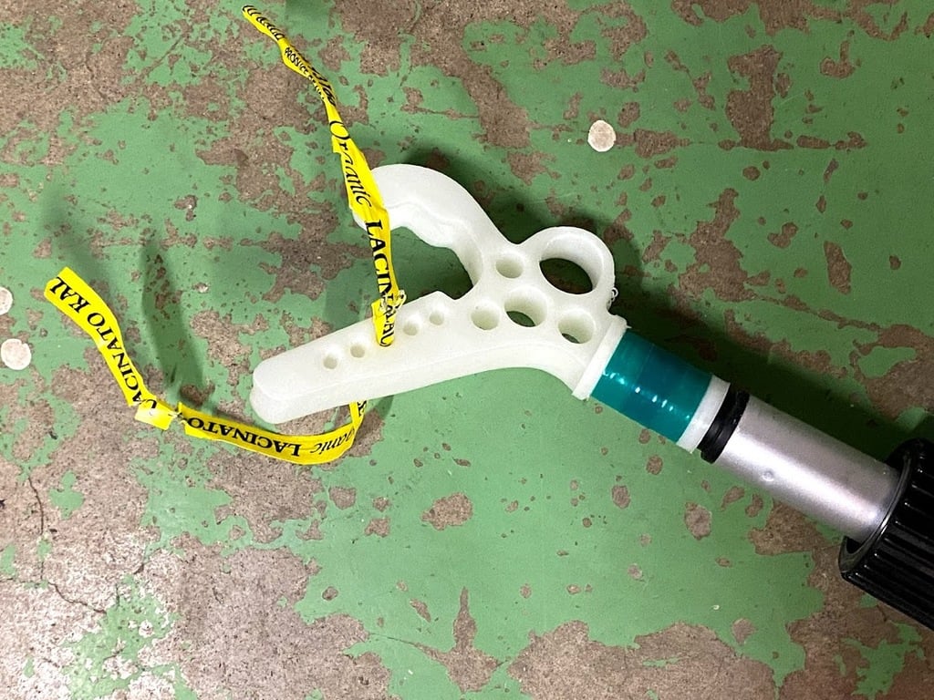 Rock Climbing Stick Clip with painter pole threads 3D models download