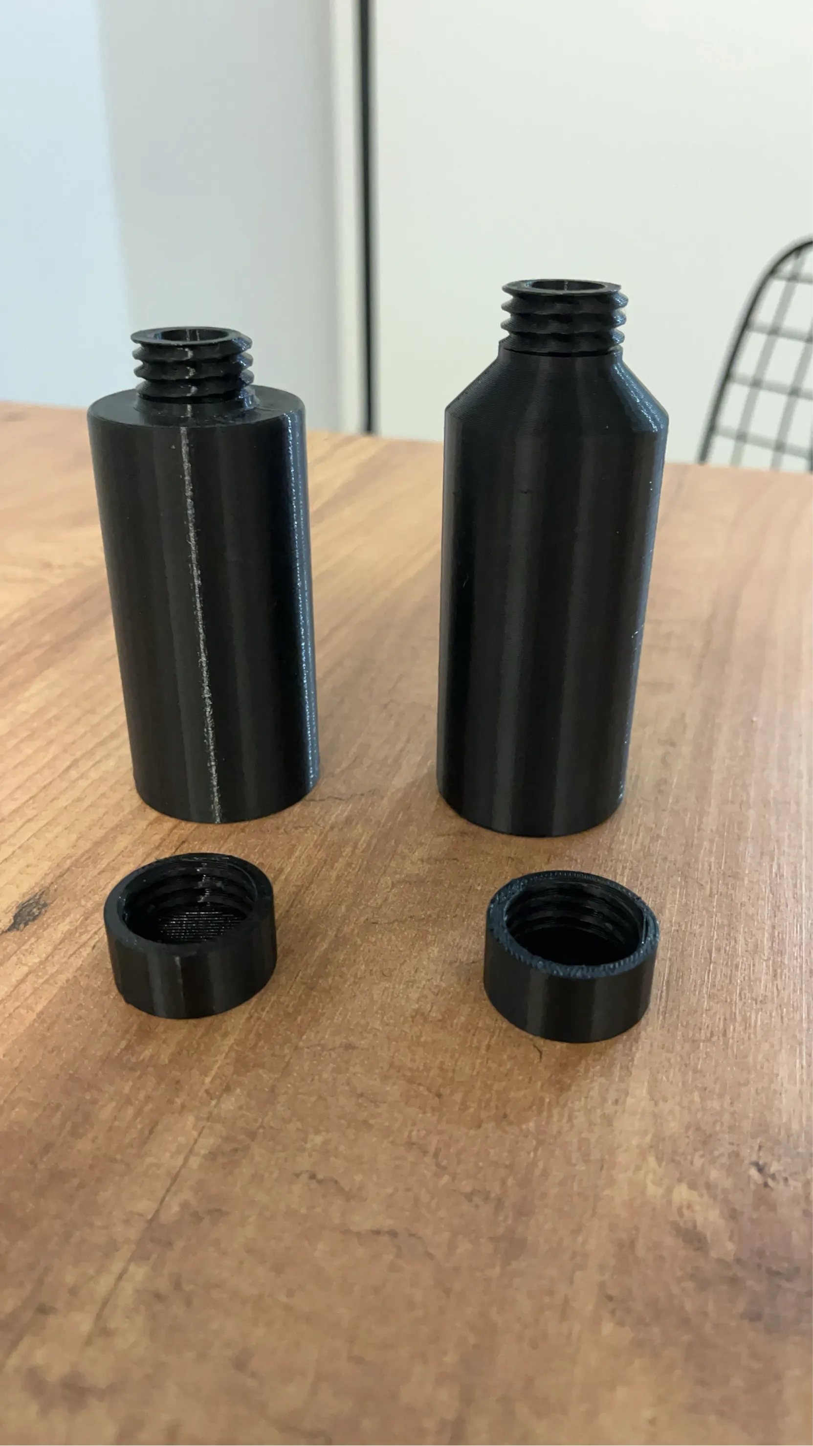 Refillable Travel Bottle Set — 3D Printable Shampoo / Cosmet-1