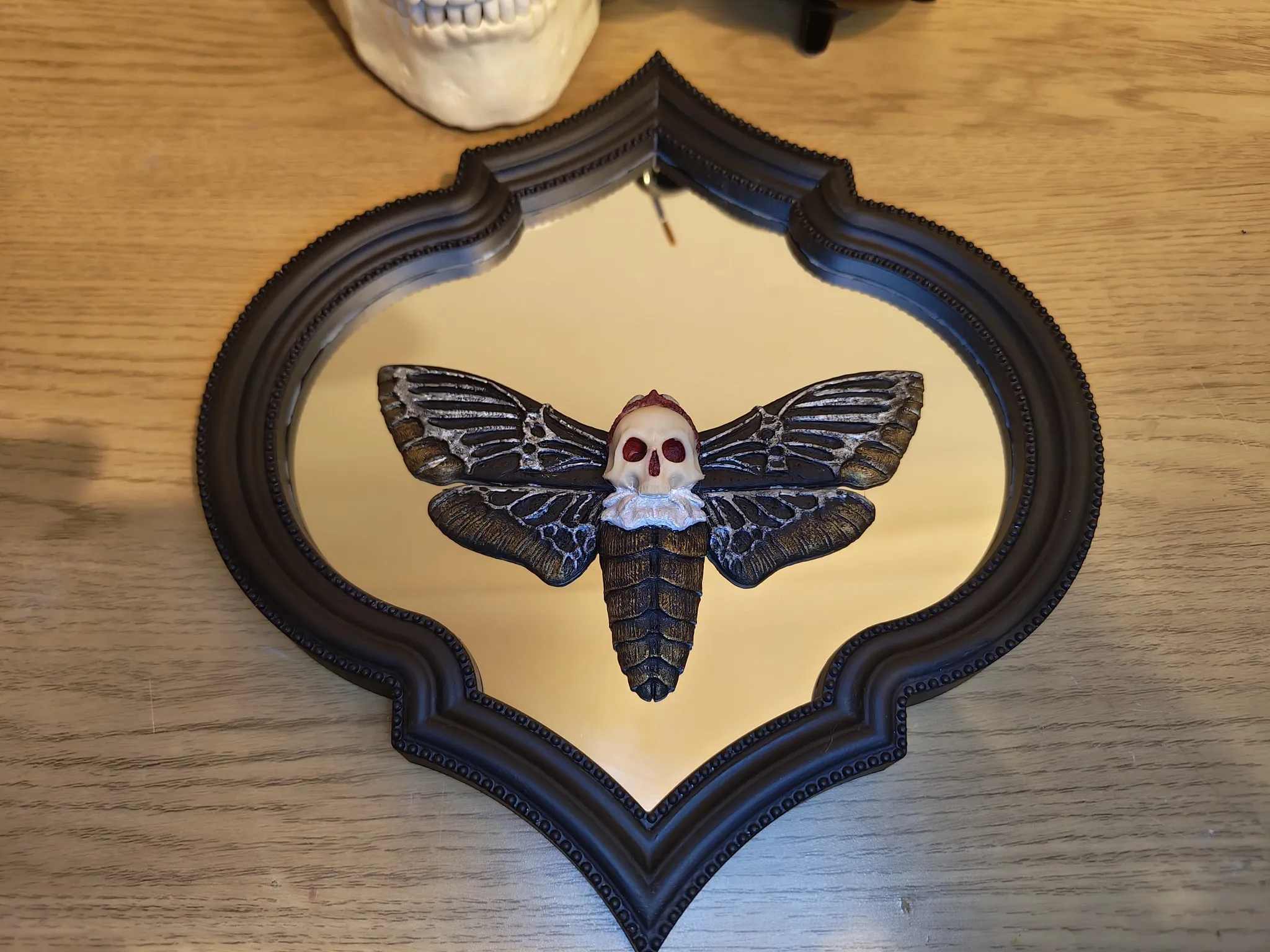GOTHIC SKULL MOTH - DECORATIVE-1
