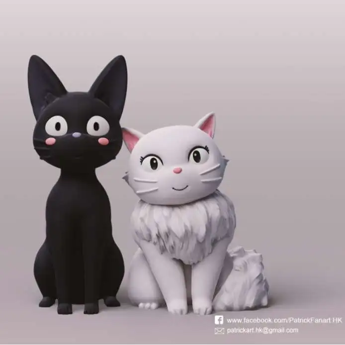 Jiji & Lily (Kiki's delivery service)