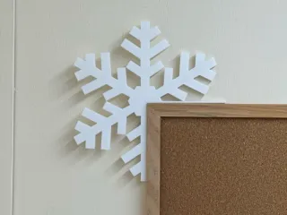 snow flake door frame decor