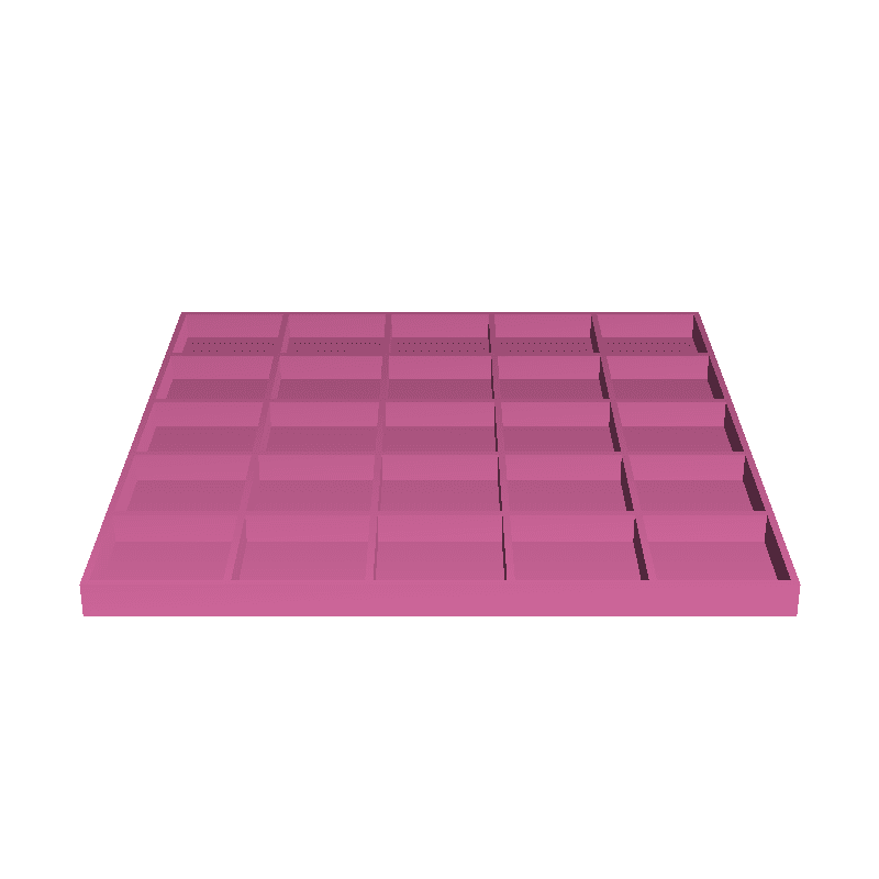 Scrapbooking ink pad storage