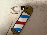 BARBER SHOP KEYCHAIN-1