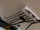 Desk attachment: Cord Holder with clips (Multiple Sizes)-0