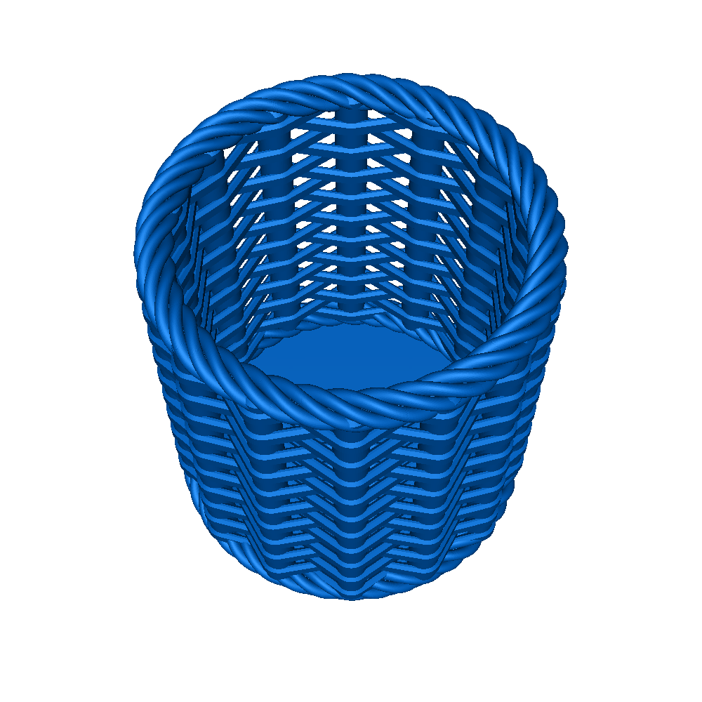 Woven Pencil Holder 3D models download Creality Cloud