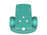 2wd robot chassis-0