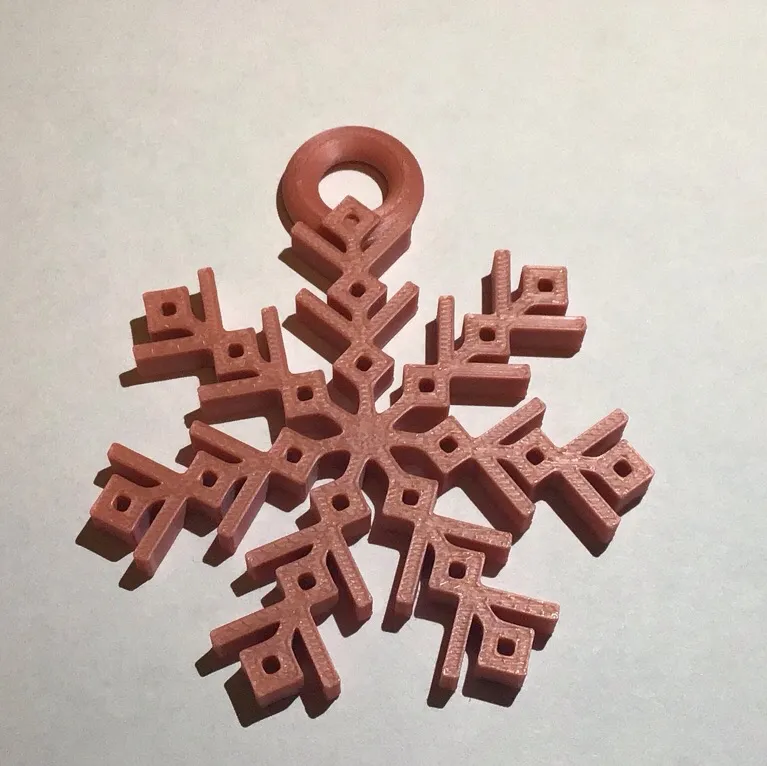Snowflake ornament