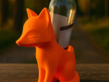 Fox wine holder-0