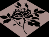 Rose stencil-0