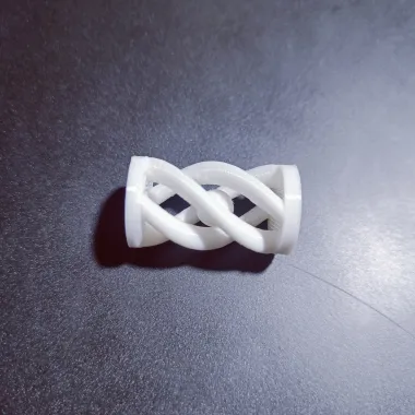 Captive Ball with a Twist on a Round Base-0