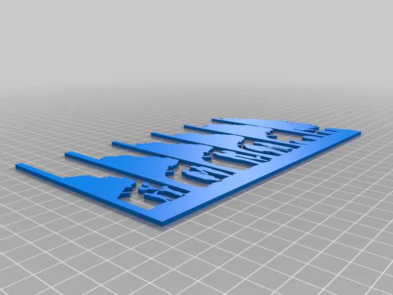 2D Life Cycle stencil 3D models download Creality Cloud