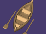 Boat with oars-0