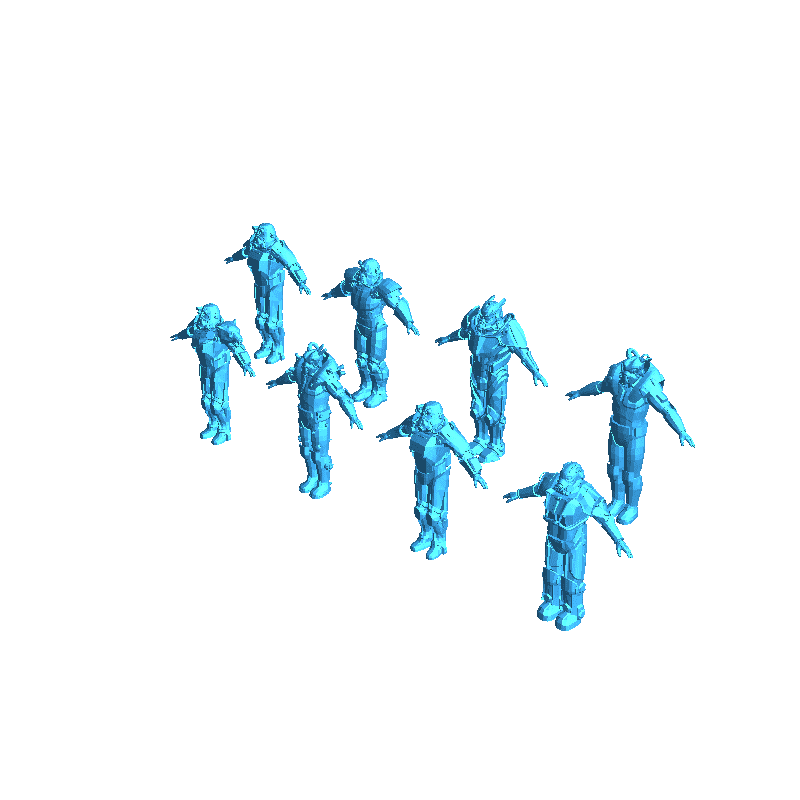 fallout - power armour dump - t-models