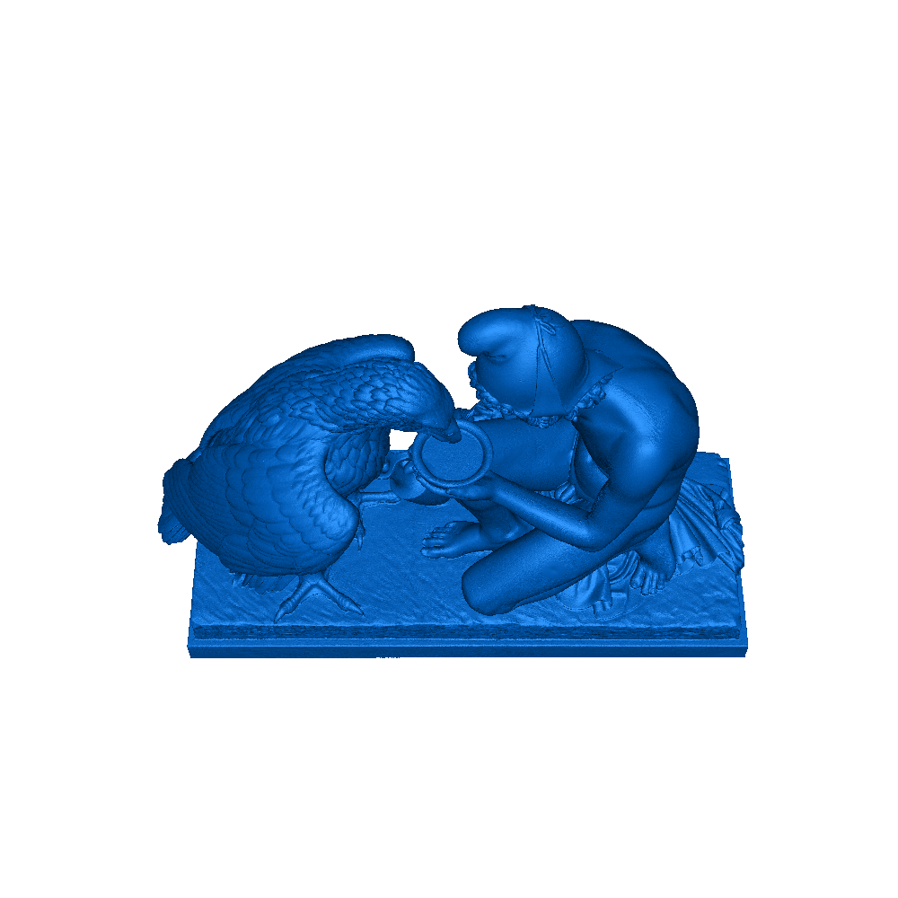 Ganymede and the eagle Jupiter statuette
