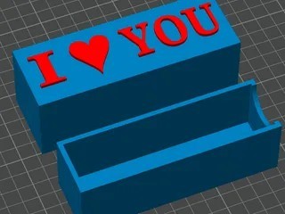 「I LOVE YOU」チョコレートボックス