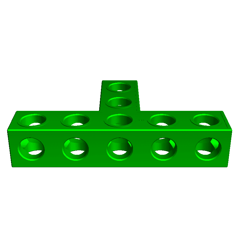 STEMFIE - Parts - Beams - Angled - T-shaped - Symmetric