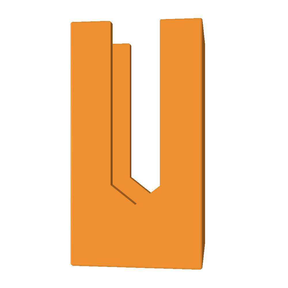 Body and cover of belt tensioner for Creality CR6 SE 3D models