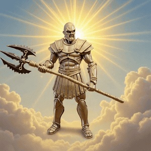 Greek God Trident-0